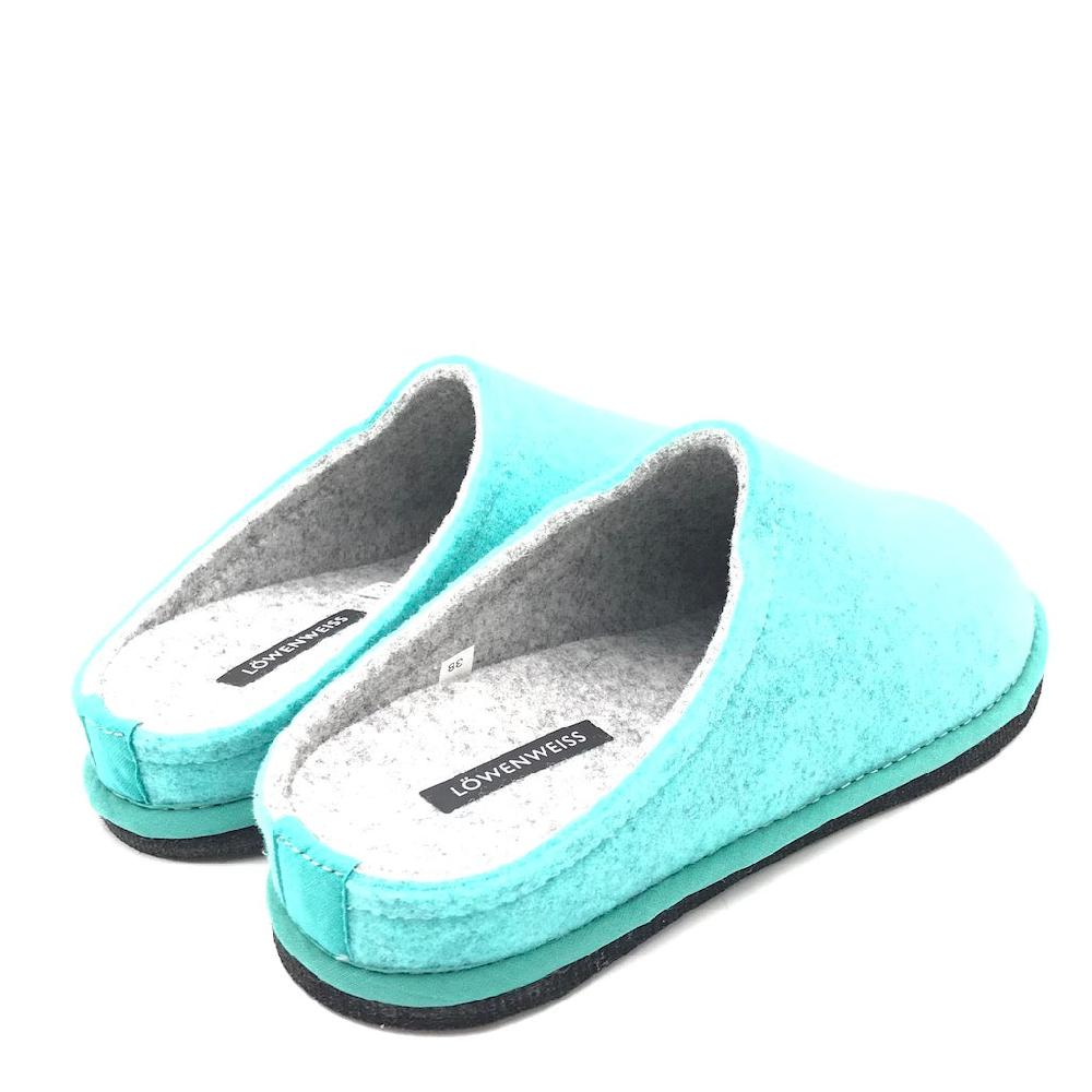 Zulian Calzature Ciabatta Easy bicolor tiffany-grigio Saldi Di Fabbrica