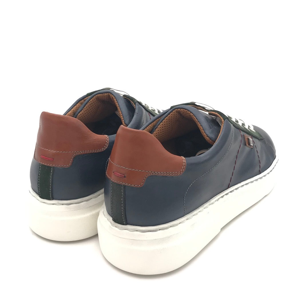 Zulian Calzature Sneakers Dylan blu Nuova