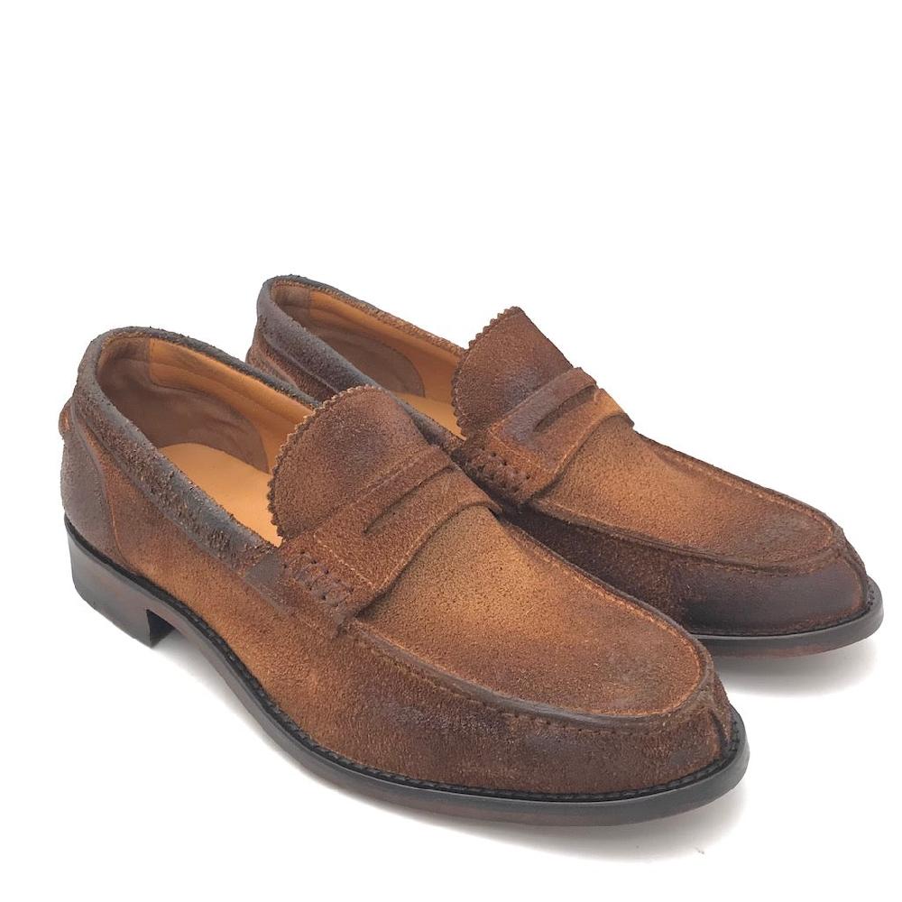 Zulian Calzature Mocassino college in crosta tabacco Promozione
