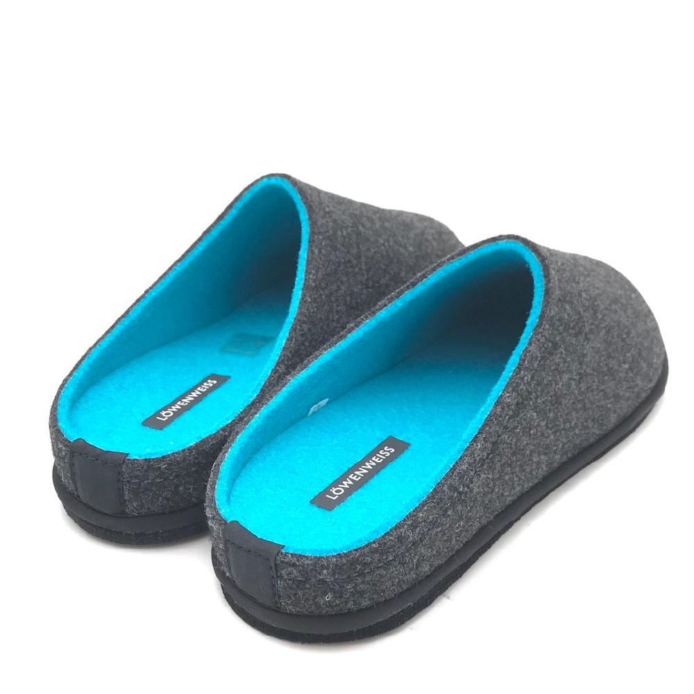 Zulian Calzature Ciabatta Easy bicolor antracite-blu fluo Soddisfazione Garantita