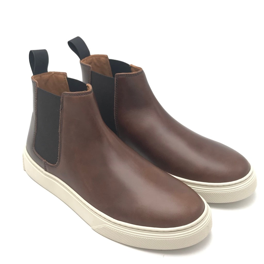 Zulian Calzature Beatles in pelle coffee Acquista Ora