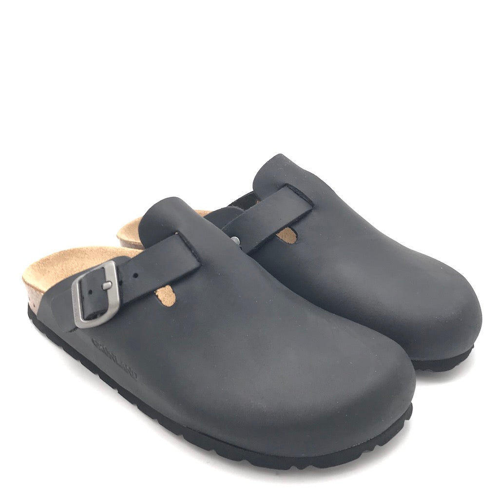 Zulian Calzature Ciabatta chiusa Sara nera Sottocosto