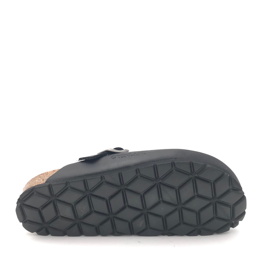 Zulian Calzature Ciabatta chiusa Sara nera Sottocosto