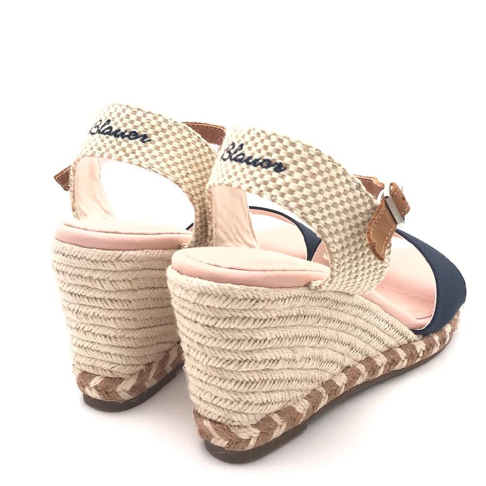 Zulian Calzature Sandalo Wells blu Nuova