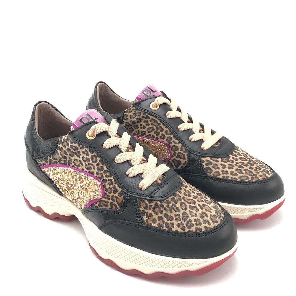 Zulian Calzature Sneakers nera animalier Italy