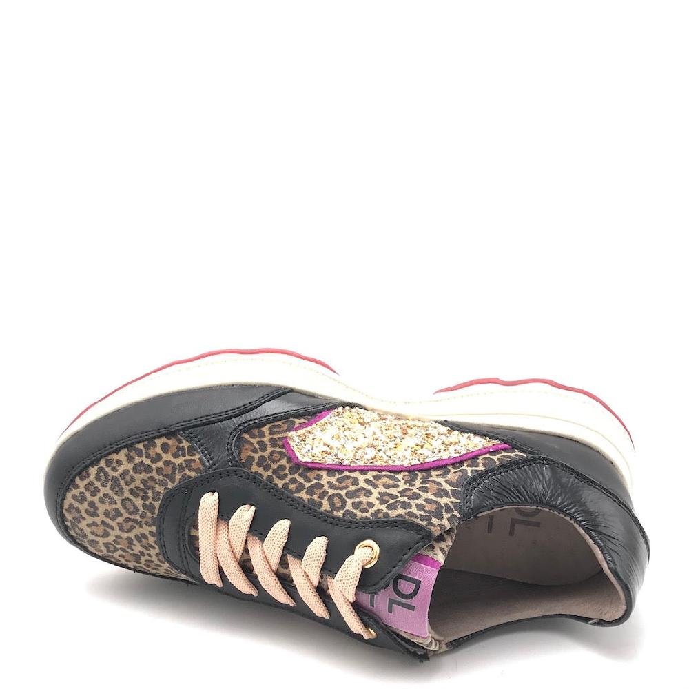 Zulian Calzature Sneakers nera animalier Italy