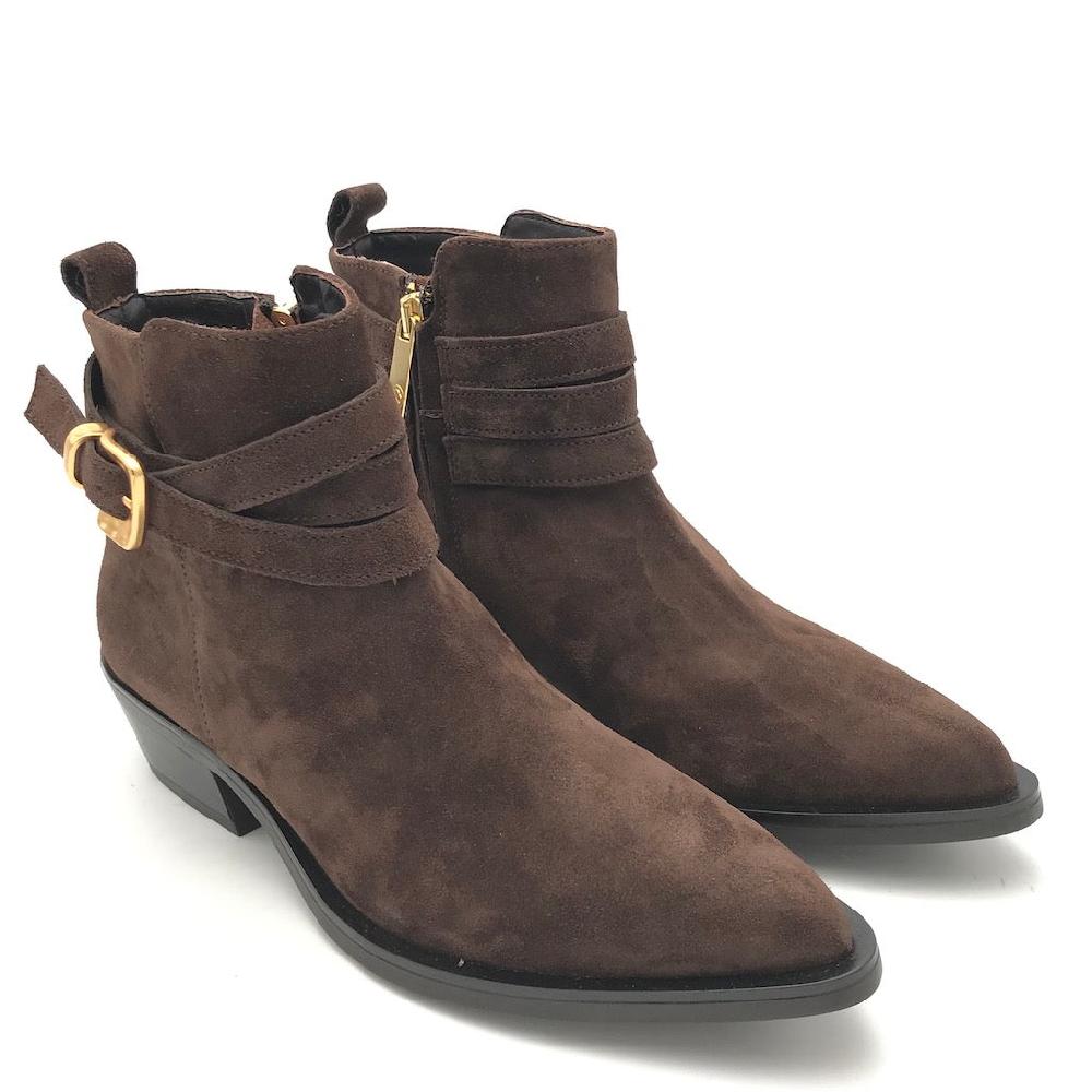 Zulian Calzature Texano in crosta moro In Linea