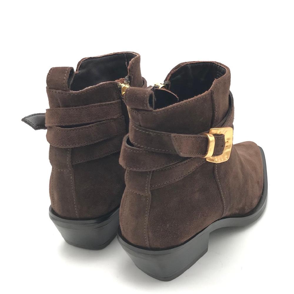 Zulian Calzature Texano in crosta moro In Linea