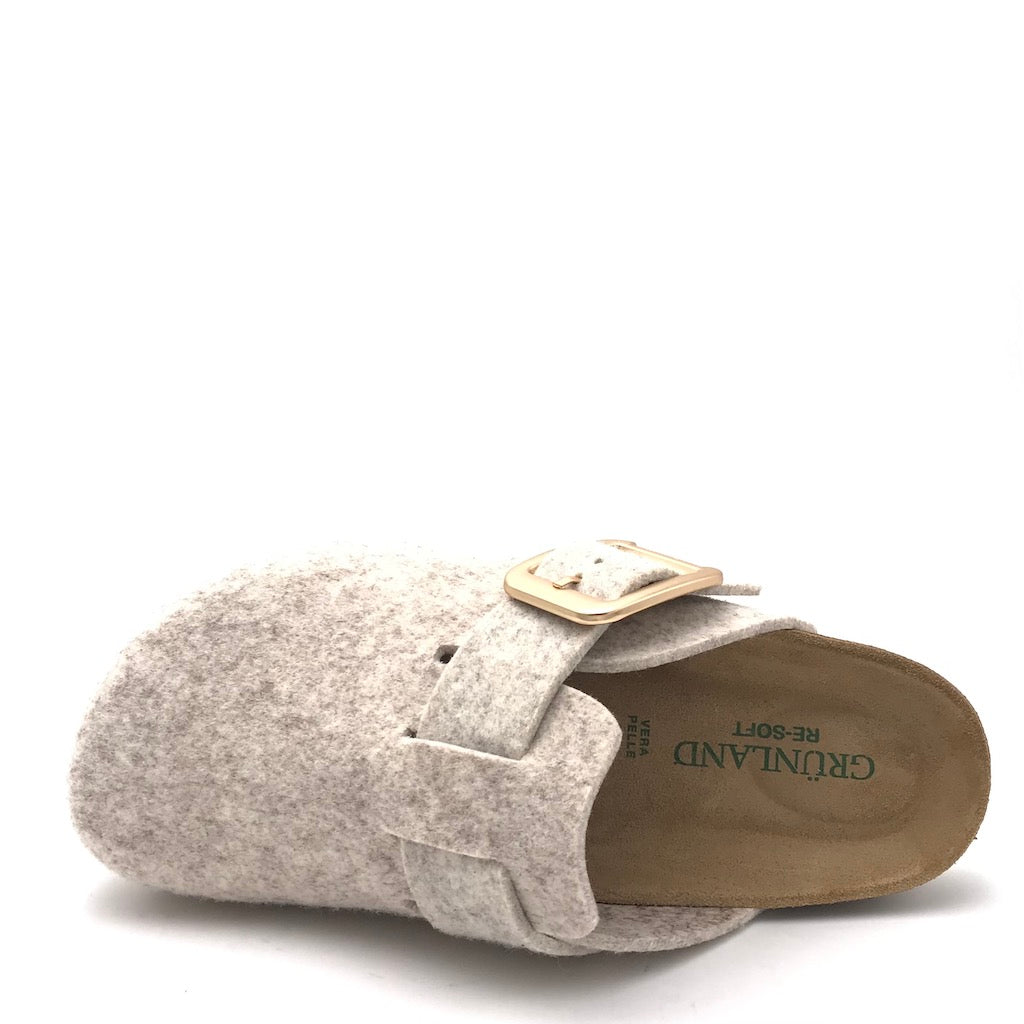 Zulian Calzature Ciabatta Sara in lana cotta marmo Promozione