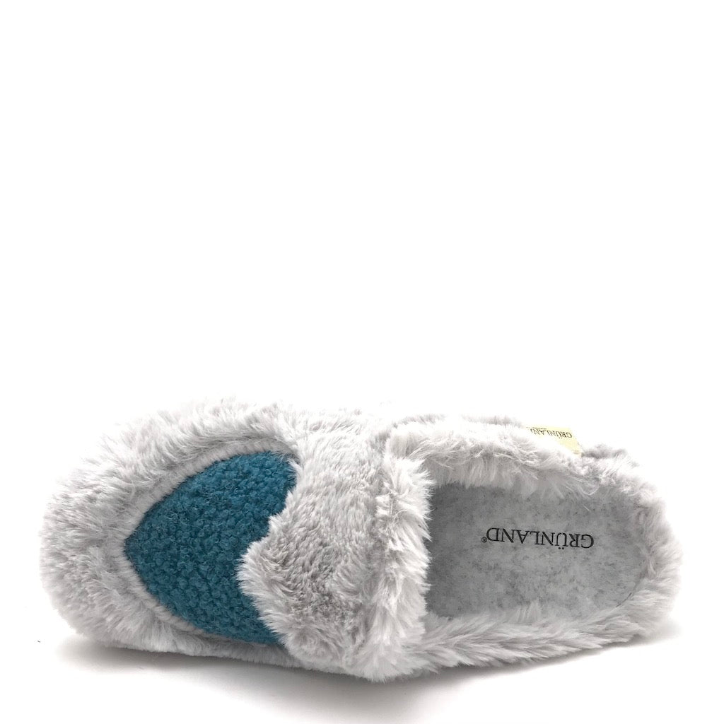 Zulian Calzature Ciabatta Alin grigio-smeraldo Spedizione Gratuita