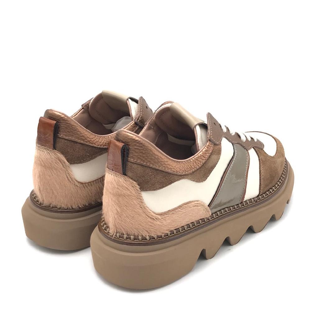 Zulian Calzature Sneakers in crosta castagna Convenienza