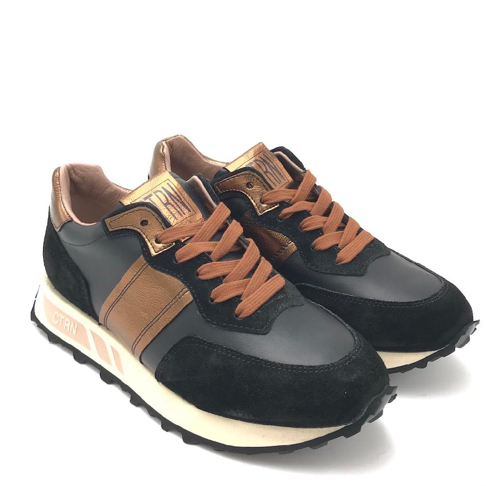 Zulian Calzature Sneakers running nero-bronzo Novità