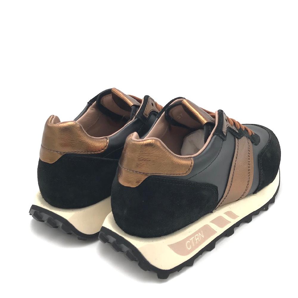 Zulian Calzature Sneakers running nero-bronzo Novità