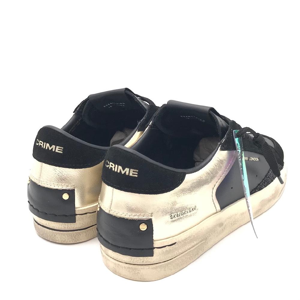Zulian Calzature Sneakers SK8 Delux nera-oro Online