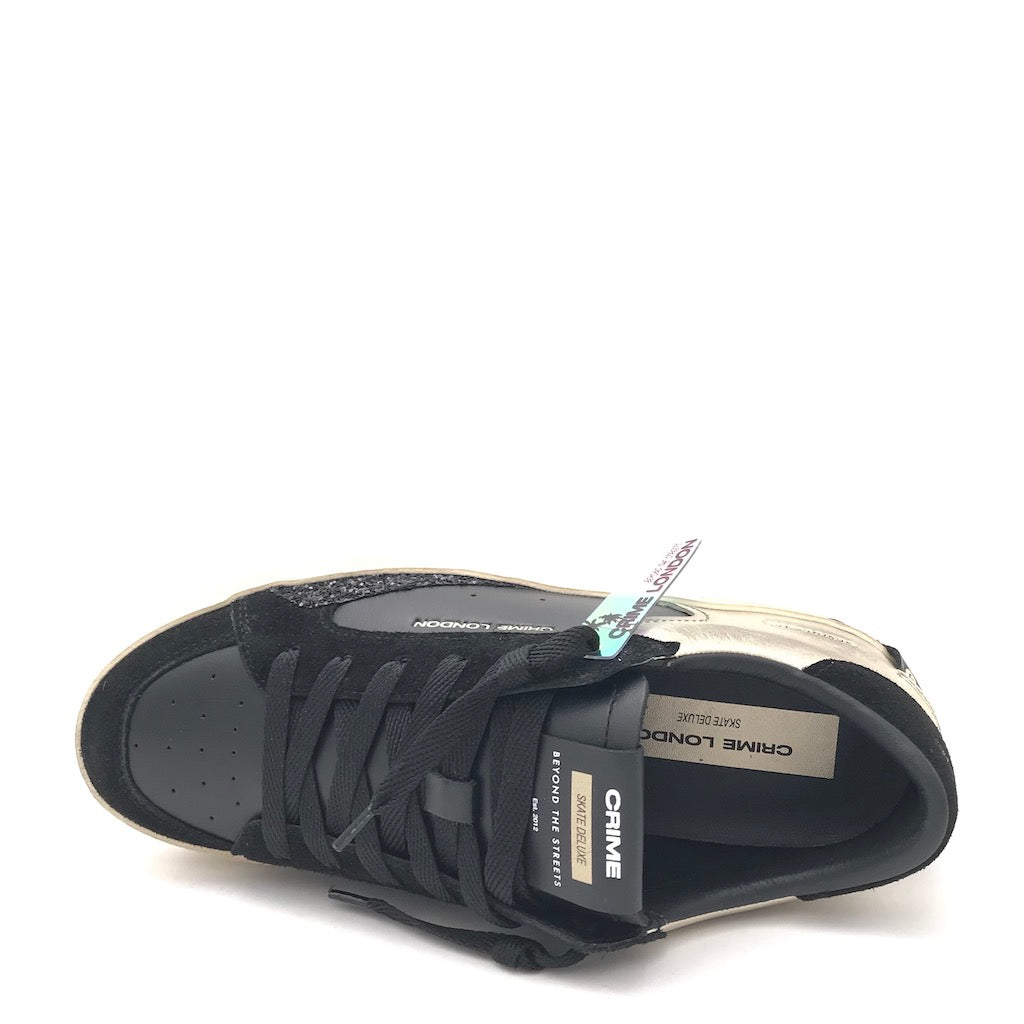 Zulian Calzature Sneakers SK8 Delux nera-oro Online