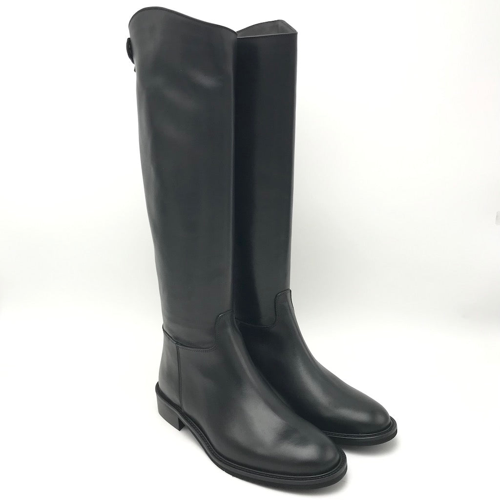 Zulian Calzature Stivale cavallerizza nero In Vendita