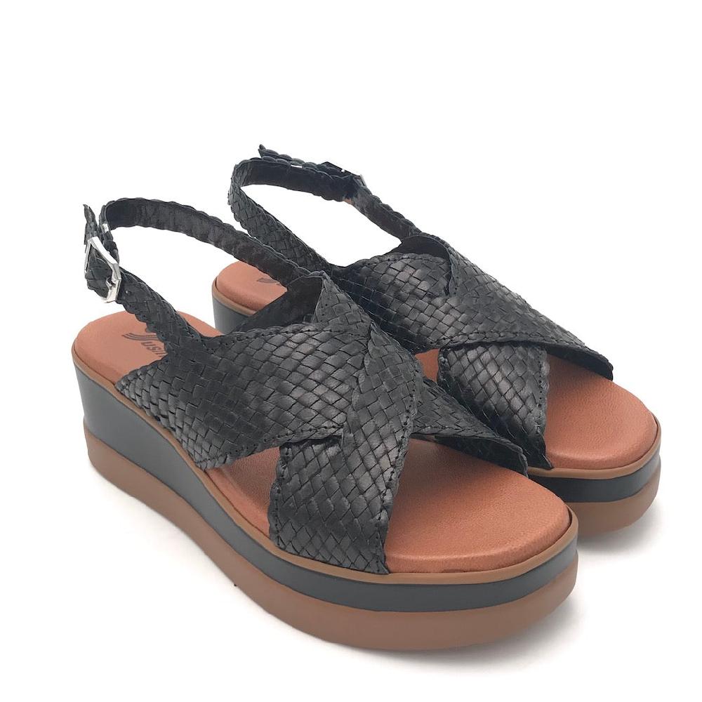 Zulian Calzature Sandalo treccia nero Hotsell