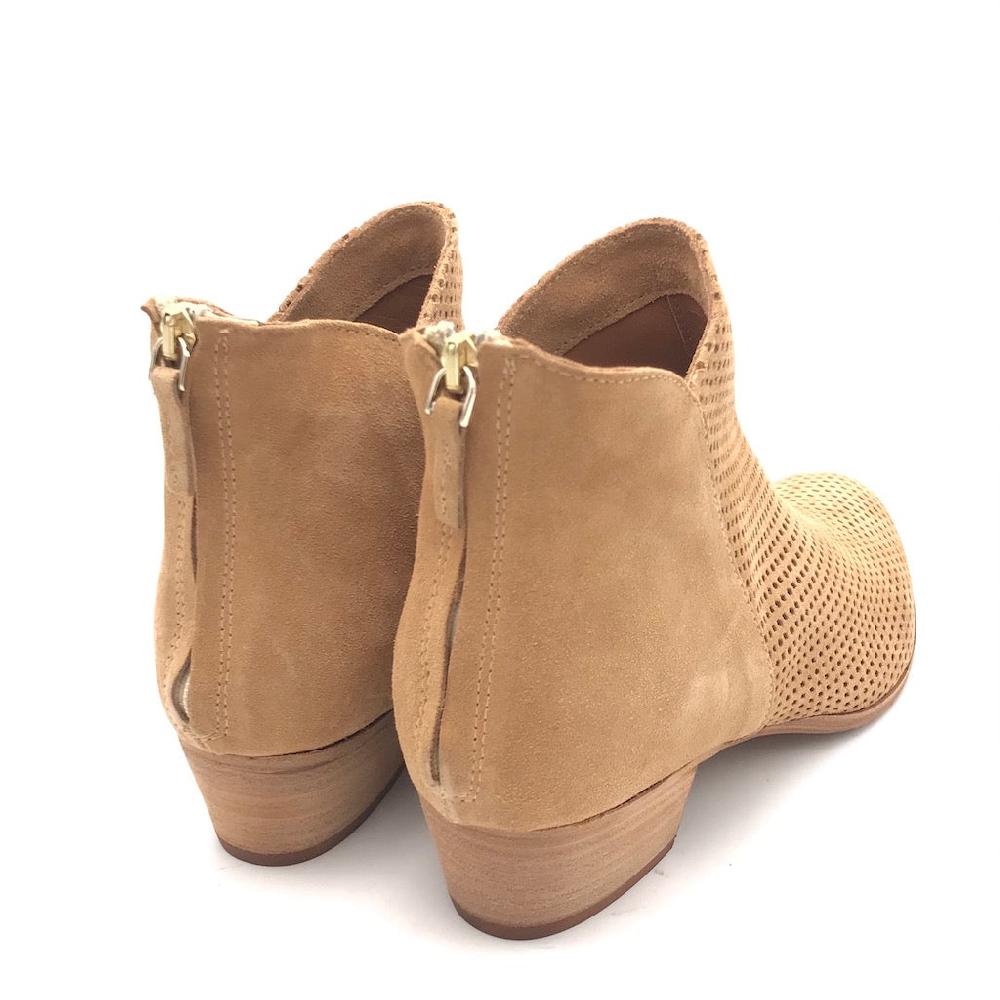 Zulian Calzature Tronchetto forato in crosta beige Vendite Flash