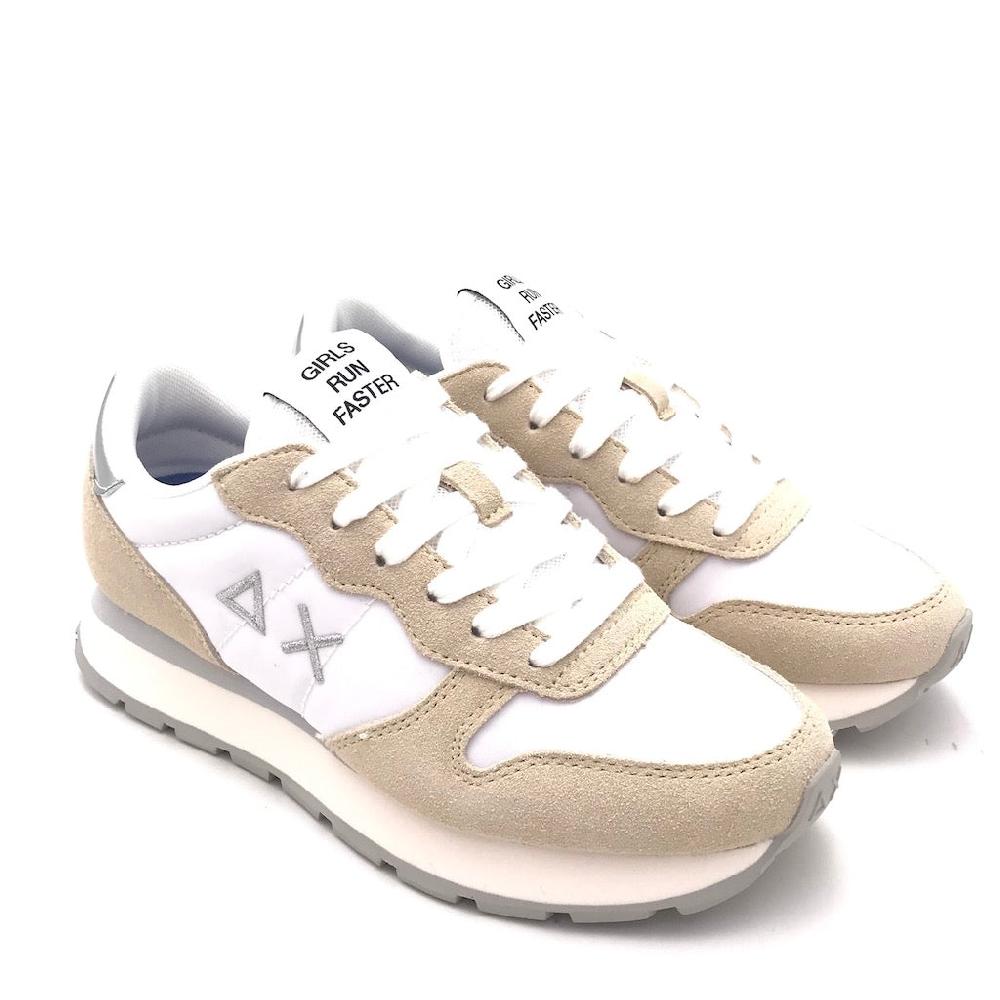 Zulian Calzature Sneakers Ally gold silver bianco-panna In Saldo