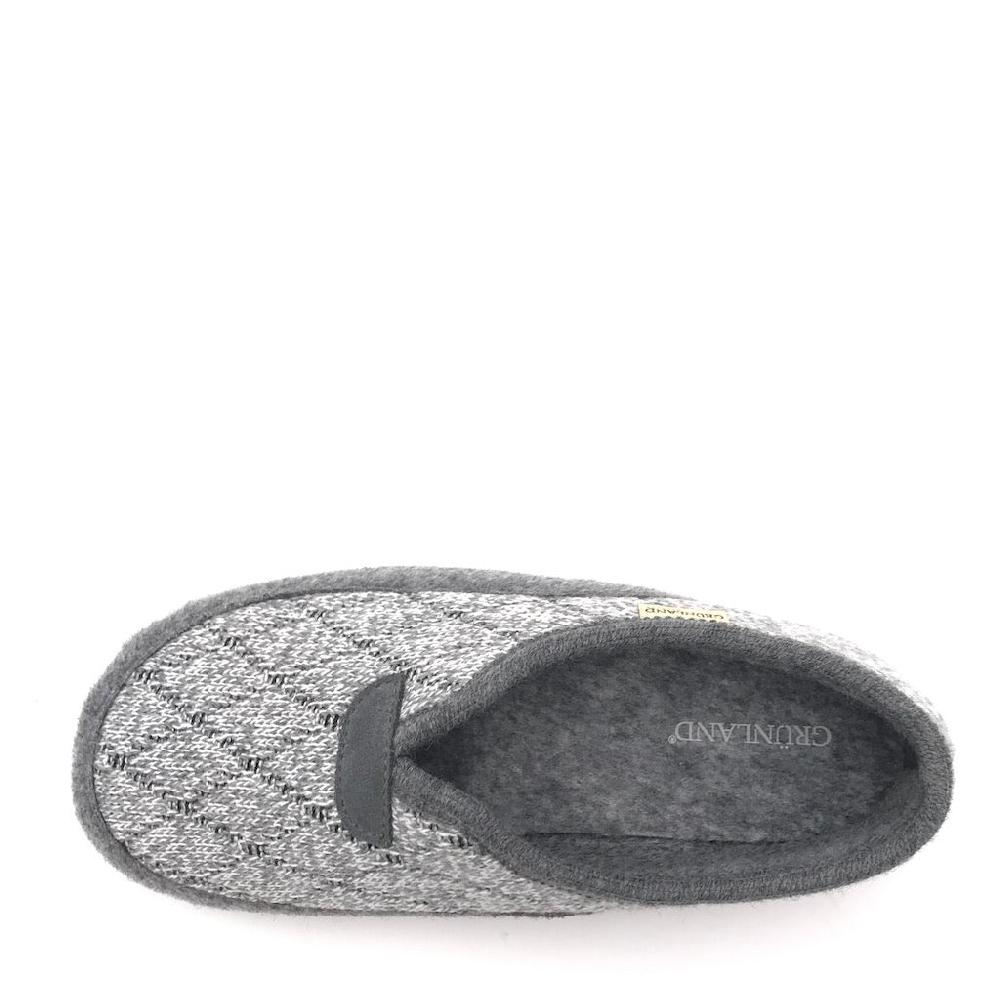 Zulian Calzature Pantofola Alin antracite Italy