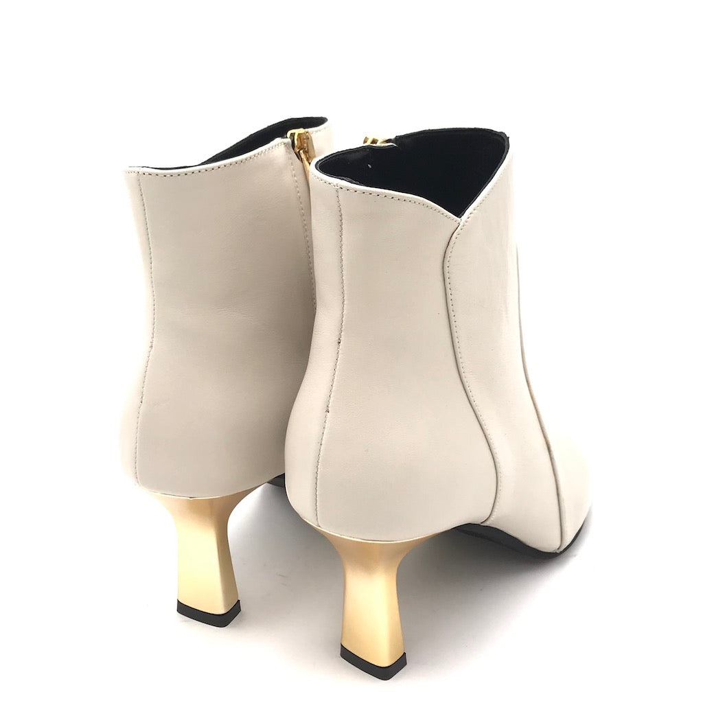 Zulian Calzature Tronchetto Cla in nappa milk Qualità
