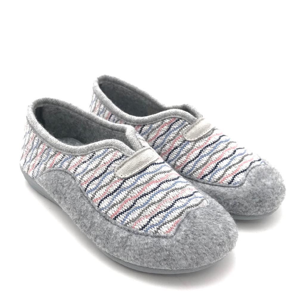 Zulian Calzature Pantofola Reca grigio Prezzo Ridotto