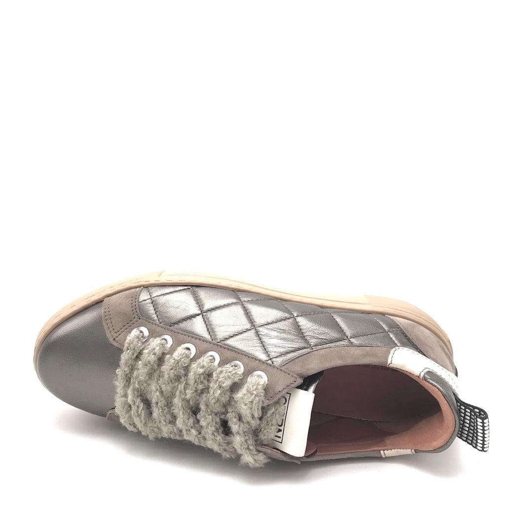 Zulian Calzature Sneakers trapuntata antracite Sconto