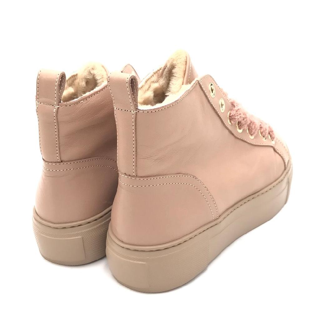 Zulian Calzature Sneakers alta nude Offerta