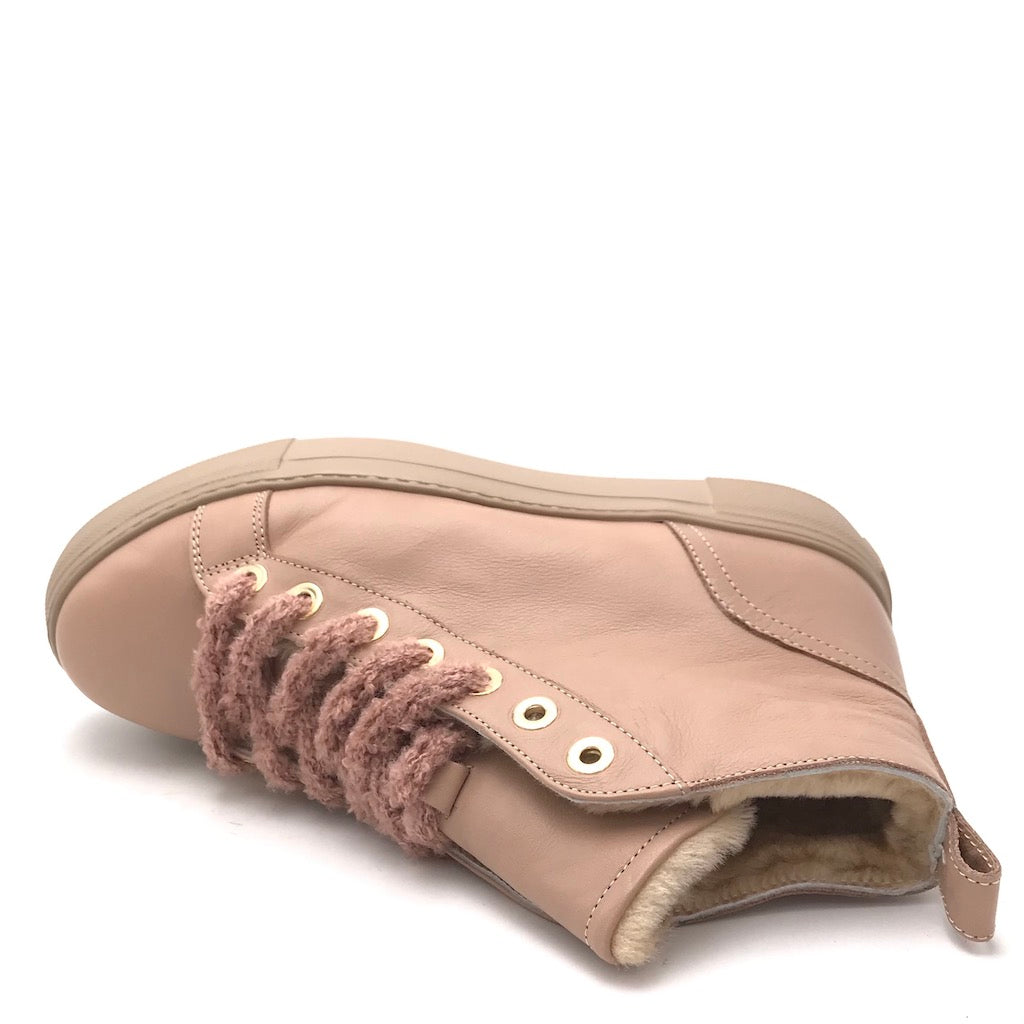 Zulian Calzature Sneakers alta nude Offerta