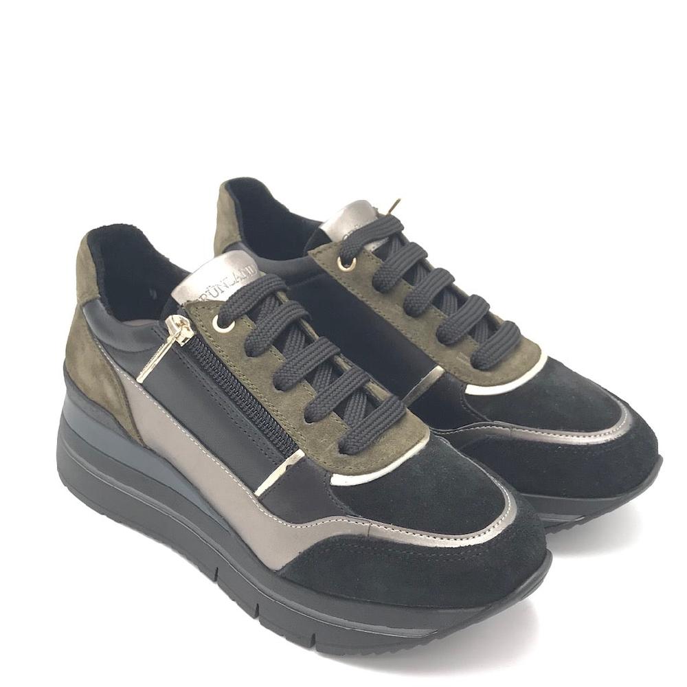 Zulian Calzature Sneakers Shaf oliva-multi Hotsell