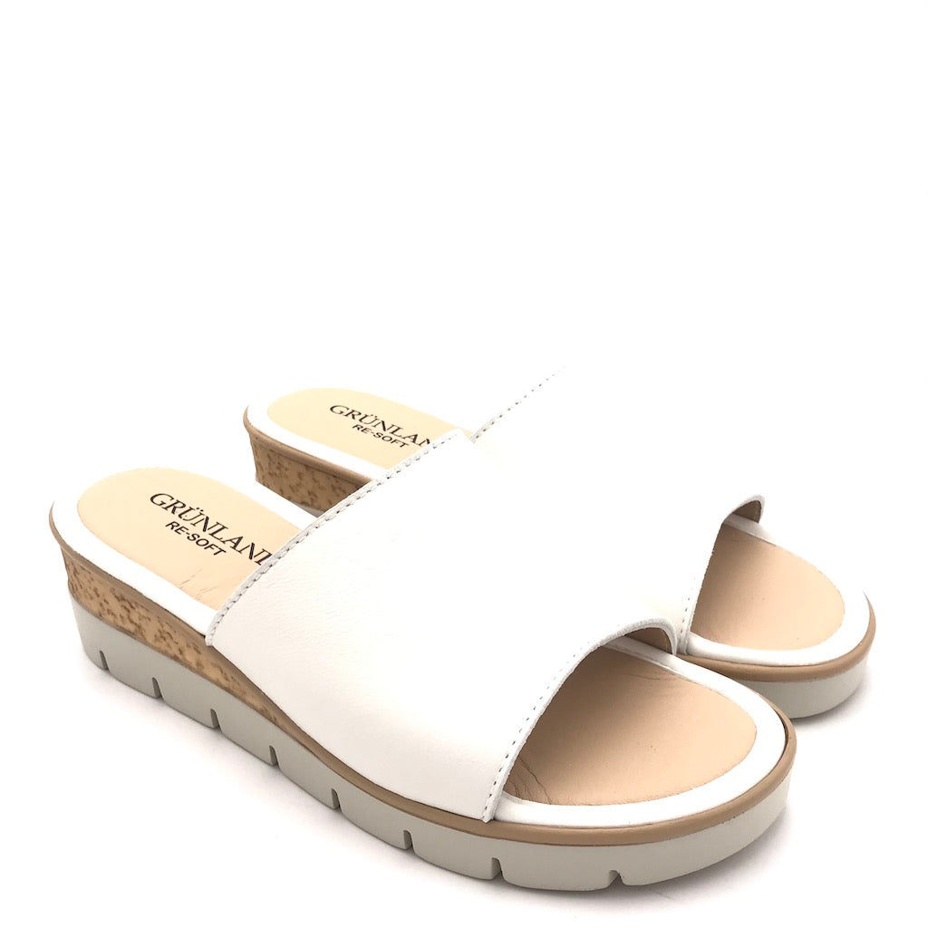 Zulian Calzature Ciabatta Pafo bianca Vendita Economica