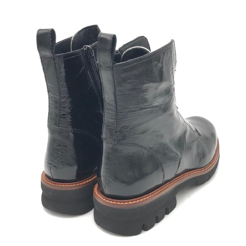 Zulian Calzature Tronchetto naplak nero zip Vendite Flash