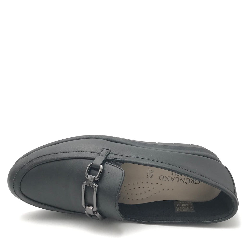 Zulian Calzature Scarpa Rysa pelle nera Moda