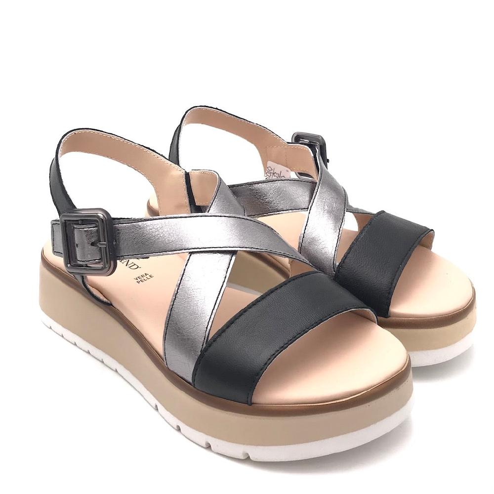 Zulian Calzature Sandalo Fasi nero-fucile 2025