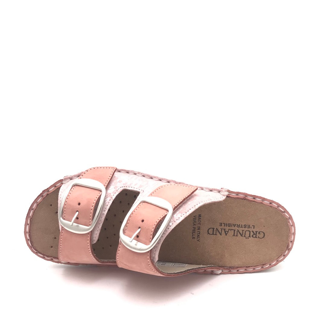 Zulian Calzature Ciabatta Dami rosa antico Italy