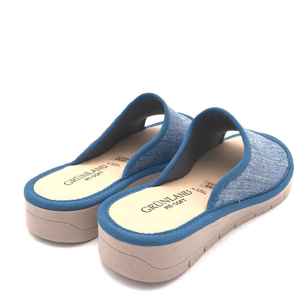 Zulian Calzature Ciabatta Dola tessuto jeans Italia