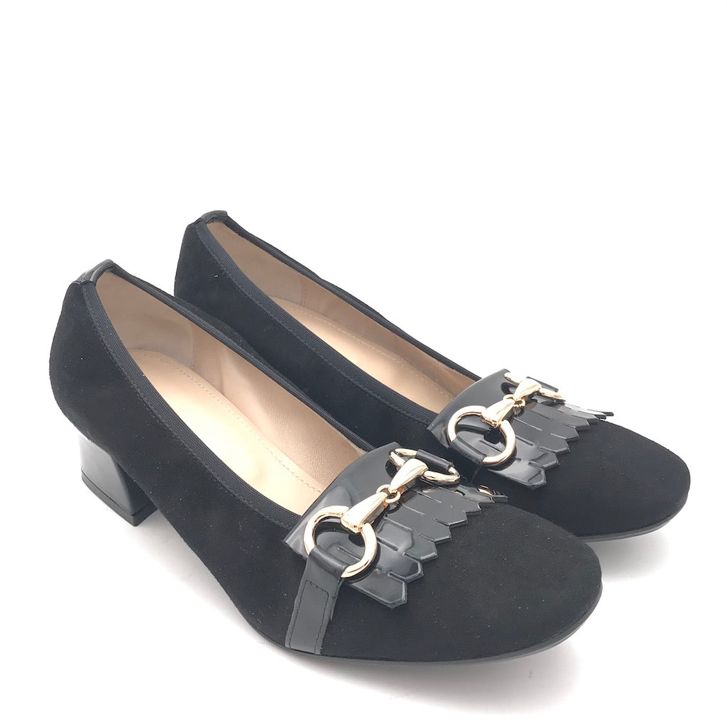 Zulian Calzature Scarpa in camoscio nero In Linea