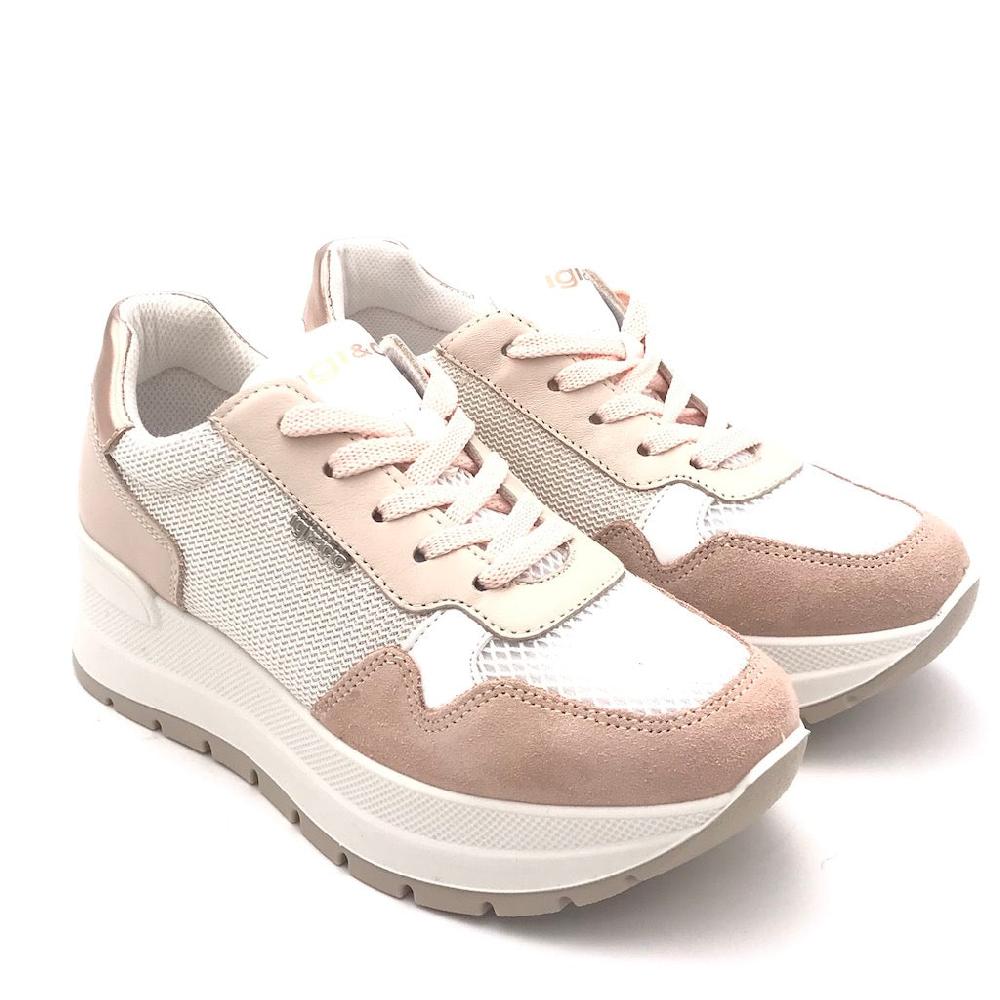 Zulian Calzature Sneakers Kola cipria-bianco Spedizione Gratuita