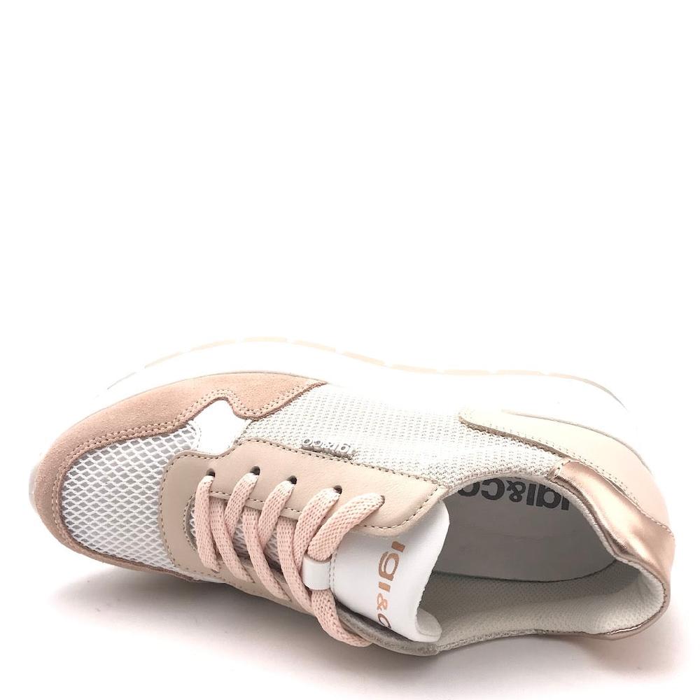 Zulian Calzature Sneakers Kola cipria-bianco Spedizione Gratuita