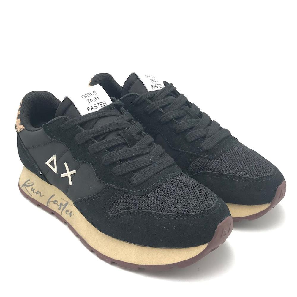 Zulian Calzature Sneakers Big Stargirl mix material nero Offerta