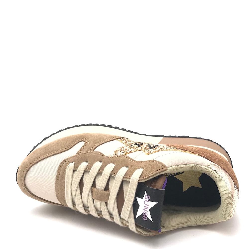 Zulian Calzature Sneakers Stargirl glitter logo Outlet