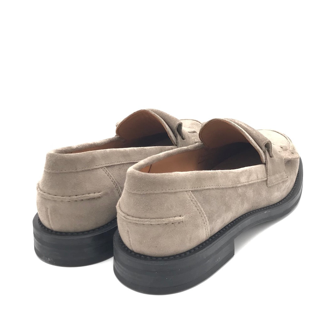 Zulian Calzature Mocassino frangia in crosta sand Offerte