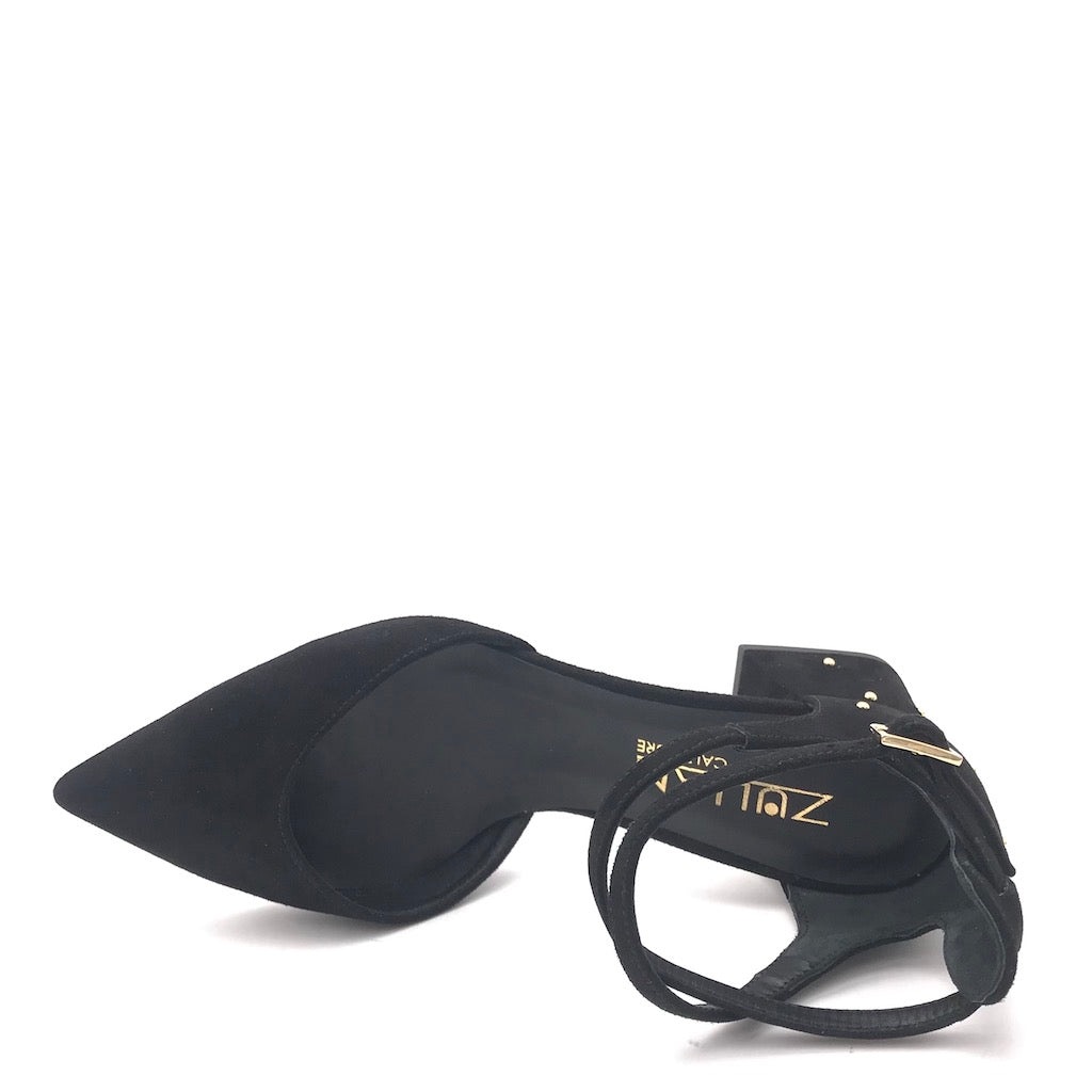 Zulian Calzature Scarpa Lerici camoscio nero Vendita Calda