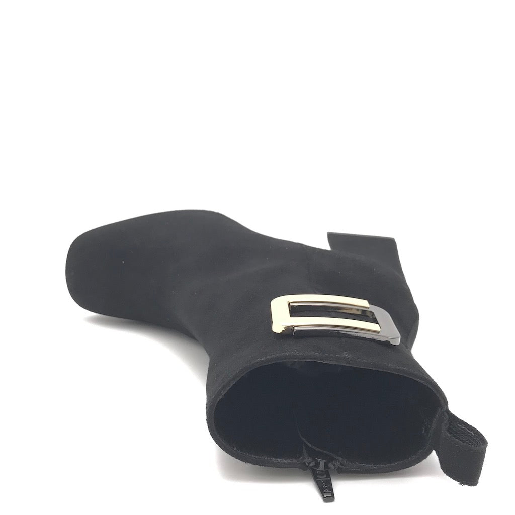 Zulian Calzature Tronchetto camoscio nero Italy