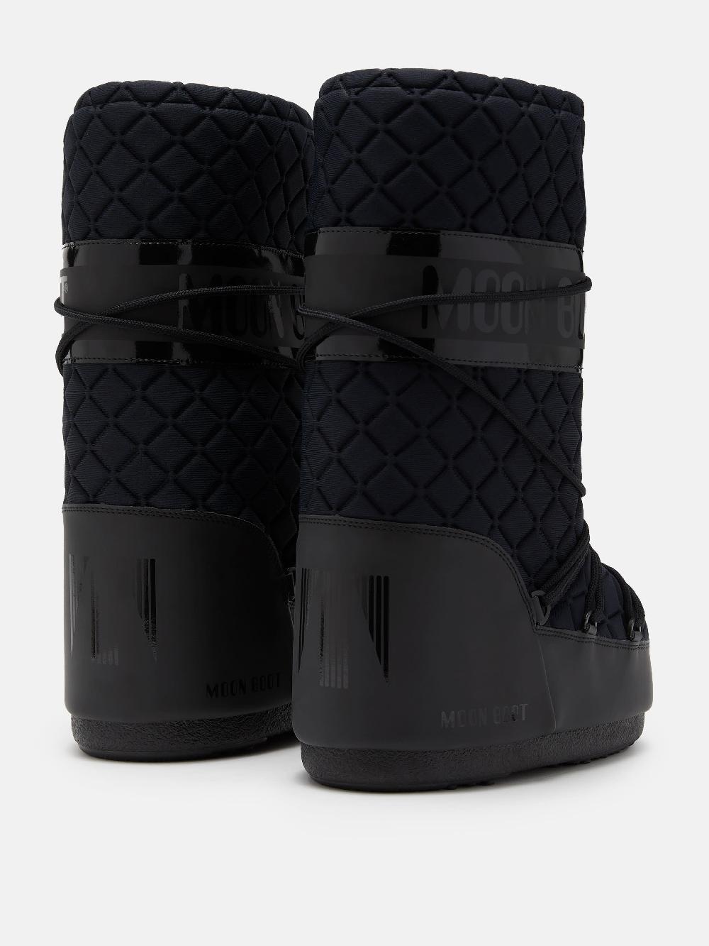 Moon Boot ICON QUILT NERO Nuovo