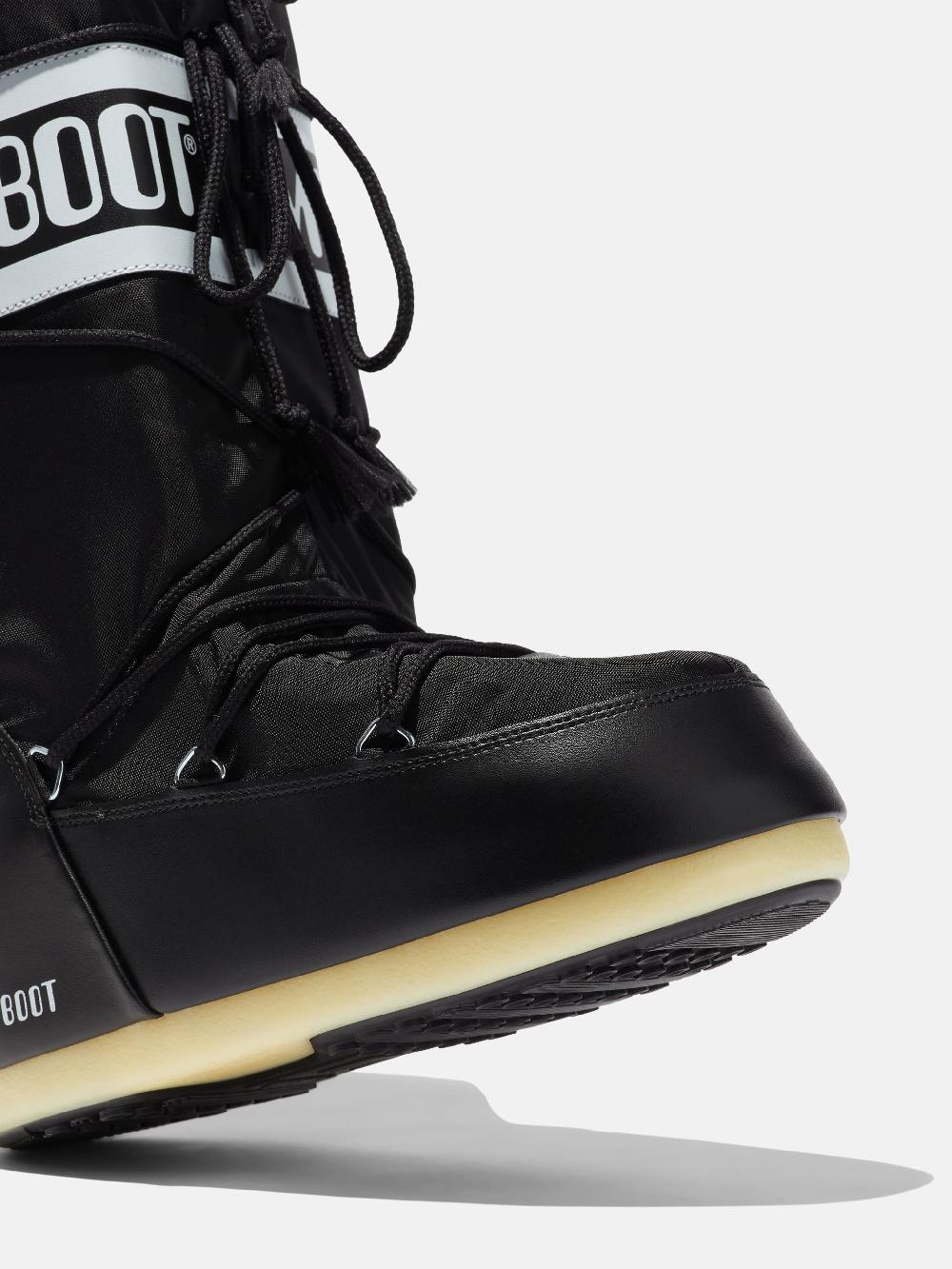 Moon Boot ICON NERO IN NYLON Spedizione Gratuita