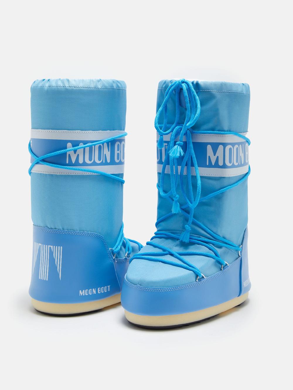 Moon Boot ICON NYLON AZZURRO Pezzi Unici