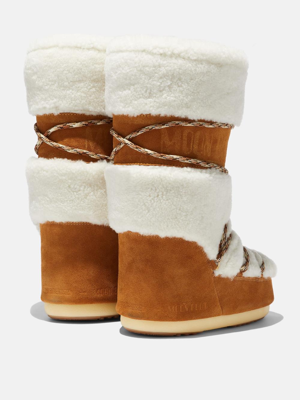 Moon Boot LAB69 ICON PANNA IN SHEARLING Consegna Veloce