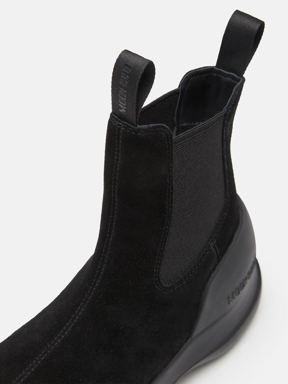Moon Boot STIVALE LUNA CHELSEA NERO IN PELLE SCAMOSCIATA Fino Al -60%