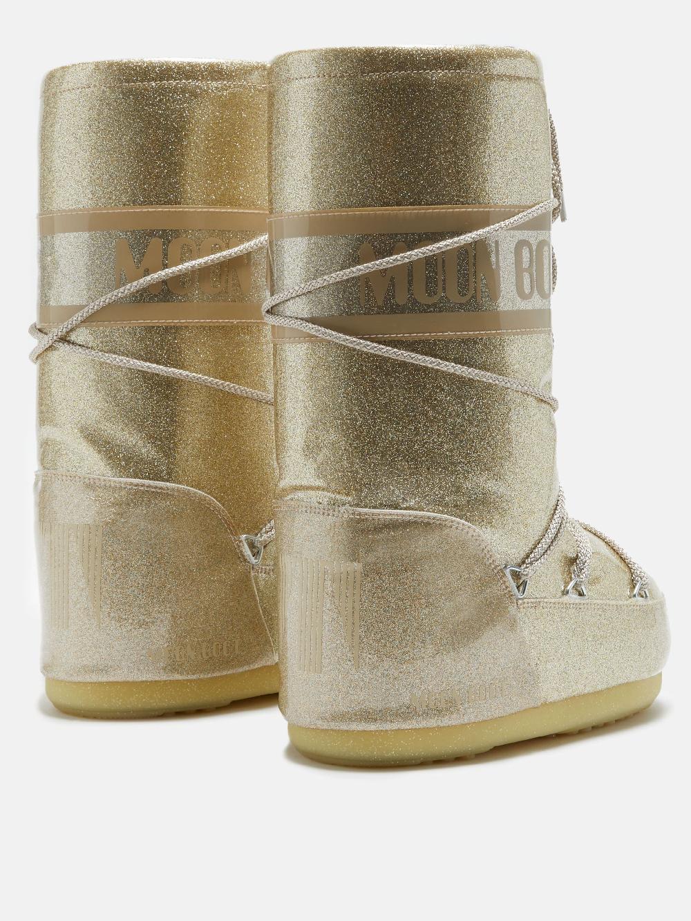 Moon Boot ICON GLITTER ORO Novità